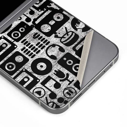 Music Pattern Galaxy Z Flip6 Skin